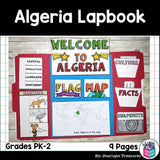 Algeria Lapbook for Early Learners - A Country Study