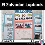 El Salvador Lapbook for Early Learners - A Country Study