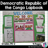 Democratic Republic of the Congo Lapbook for Early Learners - A Country Study