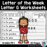Alphabet Letter of the Week Worksheets for Early Readers - Letter G