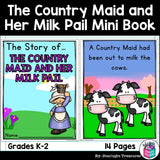 The Country Maid and Her Milk Pail Mini Book for Early Readers - Aesop's Fables