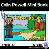 Colin Powell Mini Book for Early Readers: Black History Month