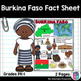 Burkina Faso Fact Sheet for Early Readers