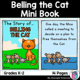 Belling the Cat Mini Book for Early Readers - Aesop's Fables
