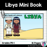 Libya Mini Book for Early Readers - A Country Study