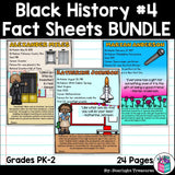Black History Month Fact Sheets for Early Readers #4