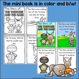 The Tortoise and the Hare Mini Book for Early Readers - Aesop's Fables