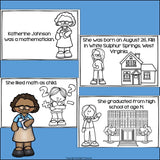 Katherine Johnson Mini Book for Early Readers: Black History Month