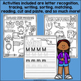 Alphabet Letter of the Week Worksheets for Early Readers - Letter M