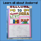 Andorra Lapbook for Early Learners - A Country Study