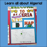 Algeria Lapbook for Early Learners - A Country Study