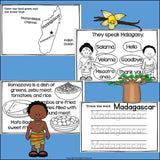 Madagascar Mini Book for Early Readers - A Country Study