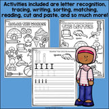 Alphabet Letter of the Week Worksheets for Early Readers - Letter I