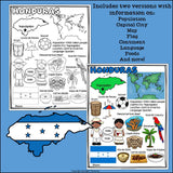 Honduras Fact Sheet for Early Readers