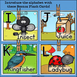 Alphabet Flash Cards for Early Readers - Country of Bosnia and Herzegovina