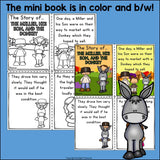 The Miller, His Son, and the Donkey Mini Book for Early Readers - Aesop's Fables
