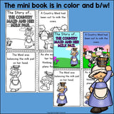 The Country Maid and Her Milk Pail Mini Book for Early Readers - Aesop's Fables