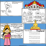 Thailand Mini Book for Early Readers - A Country Study