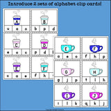 Winter Alphabet Clip Cards for Early Readers - Alphabet Clip Cards FREEBIE