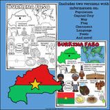 Burkina Faso Fact Sheet for Early Readers