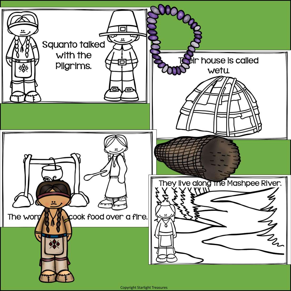wampanoag coloring pages