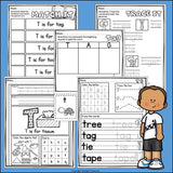 Alphabet Letter of the Week Worksheets for Early Readers - Letter T