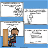 Mary Lou Williams Mini Book for Early Readers: Black History Month