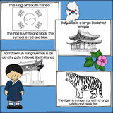 South Korea Mini Book for Early Readers - A Country Study