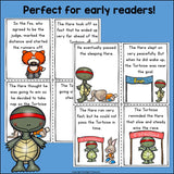 The Tortoise and the Hare Mini Book for Early Readers - Aesop's Fables