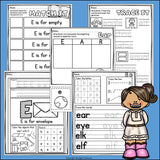 Alphabet Letter of the Week Worksheets for Early Readers - Letter E