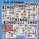 Memorial Day Bingo Cards for Early Readers - Memorial Day, Veterans Day FREEBIE