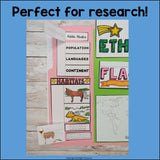 Ethiopia Lapbook for Early Learners - A Country Study
