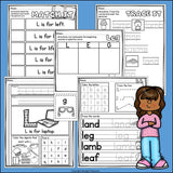 Alphabet Letter of the Week Worksheets for Early Readers - Letter L