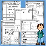 Alphabet Letter of the Week Worksheets for Early Readers - Letter R