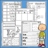 Alphabet Letter of the Week Worksheets for Early Readers - Letter I