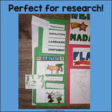 Madagascar Lapbook for Early Learners - A Country Study