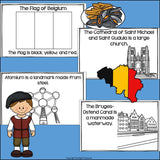 Belgium Mini Book for Early Readers - A Country Study