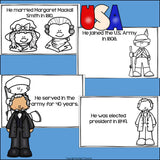 Zachary Taylor Mini Book for Early Readers: Presidents' Day