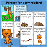 Belling the Cat Mini Book for Early Readers - Aesop's Fables
