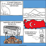 Turkey Mini Book for Early Readers - A Country Study