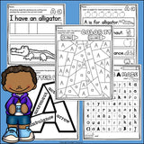 Alphabet Letter of the Week Worksheets for Early Readers - Letter A
