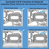 Alphabet Flash Cards for Early Readers - Country of Ethiopia