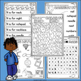 Alphabet Letter of the Week Worksheets for Early Readers - Letter N