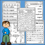 Alphabet Letter of the Week Worksheets for Early Readers - Letter M