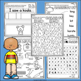 Alphabet Letter of the Week Worksheets for Early Readers - Letter K