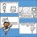 Misty Copeland Mini Book for Early Readers: Black History Month