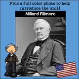 Millard Fillmore Mini Book for Early Readers: Presidents' Day