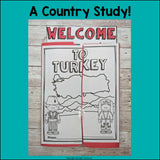 Turkey Lapbook for Early Learners - A Country Study