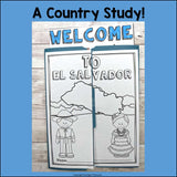 El Salvador Lapbook for Early Learners - A Country Study