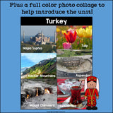 Turkey Mini Book for Early Readers - A Country Study